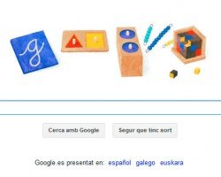 Homentage de Google a Maria Montessori